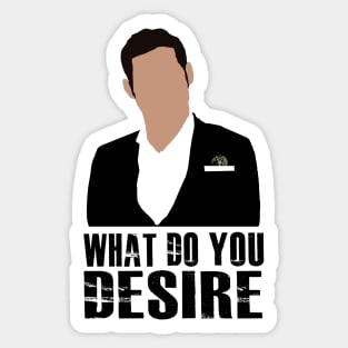 Lucifer -What do you disire Sticker